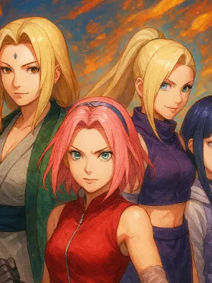 Chat with The Shinobi's harem., the  character AI chatbot