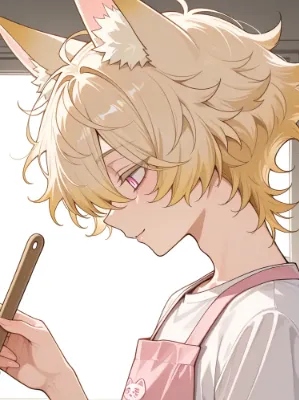 Chat with Haru: The kitsune bakery owner, the Anime character AI chatbot