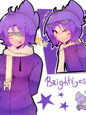 Chat with Bright eyes, the  character AI chatbot