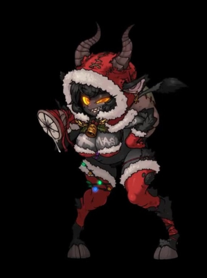Chat with Krampus fem, the Anime character AI chatbot