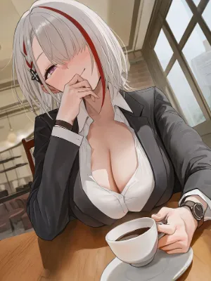 Chat with Manaka Hoshiumi - Fl1rty boss., the  character AI chatbot