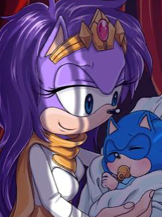 Chat with Queen aleena and Baby sonic, the  character AI chatbot
