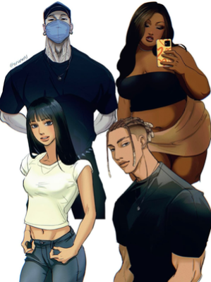 Chat with Kai, Amara, Lina, and Nico, the  character AI chatbot