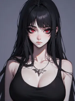 Chat with Luna Noir, the  character AI chatbot