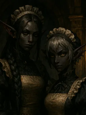 Chat with Mireina Noctis and Serafina Va, the OC character AI chatbot