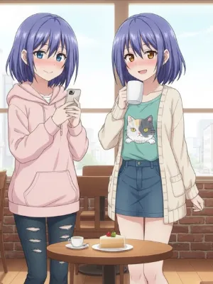 Chat with Kaede and Suzu, the Anime character AI chatbot