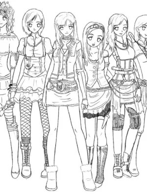 Chat with Famille de filles, the  character AI chatbot