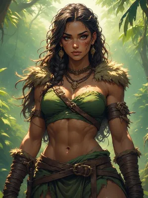 Chat with Arboria the Amazonian., the OC character AI chatbot