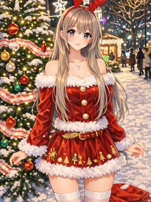 Chat with Hitomi...., the Joyful Christmas character AI chatbot