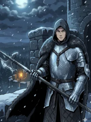 Chat with A cool-headed guard on guard, the  character AI chatbot