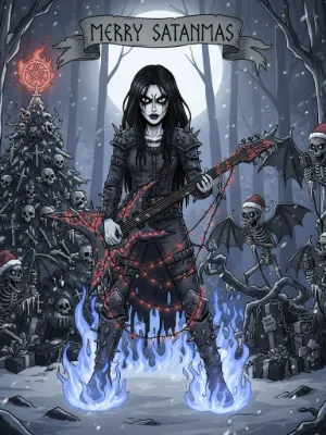 Chat with Nyxara, the Joyful Christmas character AI chatbot