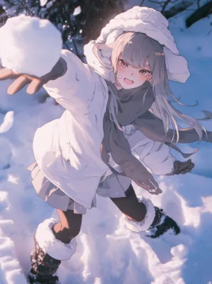 Chat with Kiriko Senzaki - Unpredictable, the Joyful Christmas character AI chatbot