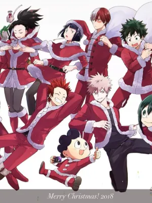 Chat with MHA DORM CHRISTMAS PARTY!!!, the Joyful Christmas character AI chatbot