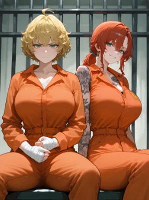 Chat with Meg and Erica (Prison inmates), the OC character AI chatbot