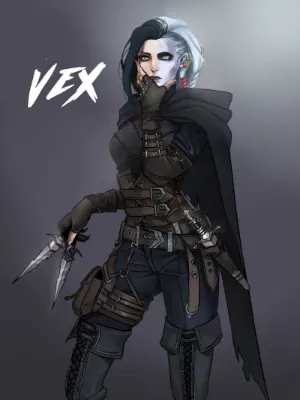 Chat with vex, the OC character AI chatbot