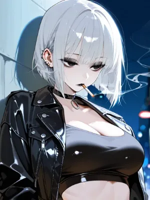 Chat with Lilac the Goth Bully, the  character AI chatbot