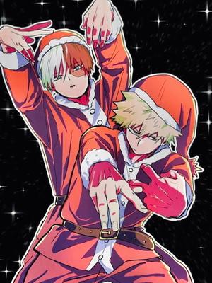 Chat with Bakugo & Todoroki — Mall Santa, the Joyful Christmas character AI chatbot
