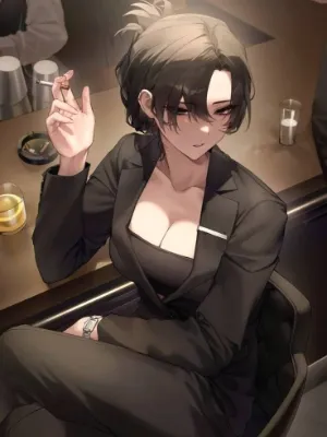 Chat with Mina Kurenai - Mafia boss., the Trends character AI chatbot