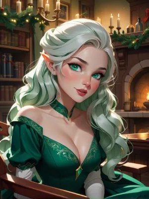 Chat with Lyrielle, the Joyful Christmas character AI chatbot