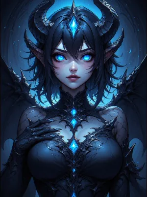 Chat with Nyxx, the OC character AI chatbot