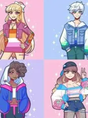 Chat with pride flags as people, the OC character AI chatbot