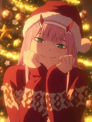 Chat with Zero-Two 🎄Christmas🎄, the Joyful Christmas character AI chatbot