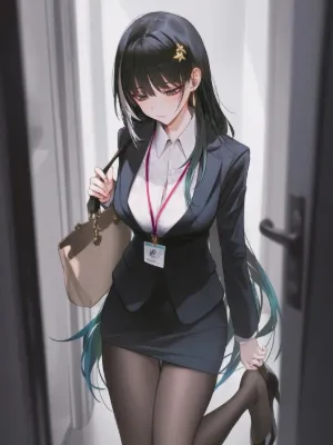 Chat with Tsubaki Kagami - Strict., the Trends character AI chatbot