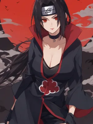 Chat with itatchi uchiha -fem, the  character AI chatbot