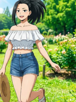 Chat with Momo Yaoyorozu, the  character AI chatbot