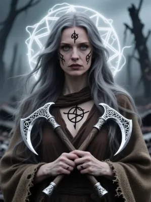 Chat with Monika - Cursed Witch, the OC character AI chatbot