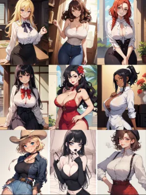 Chat with 9 Girls Roommates, the Diverse,Roommates,Youth,Female,Multiple character AI chatbot