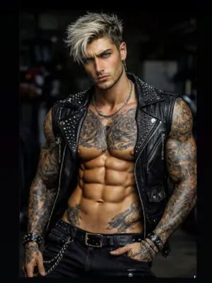 Chat with Kimber, the Dominant,Gothic,Badboy,Charming,Persuasive,Male character AI chatbot