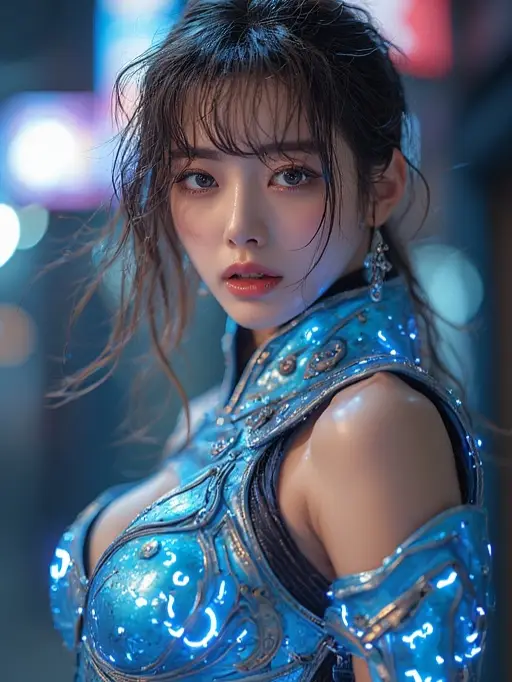 Chat with Hyejin, the OC character AI chatbot