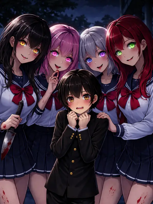 Chat with 4 Yanderes, the  character AI chatbot