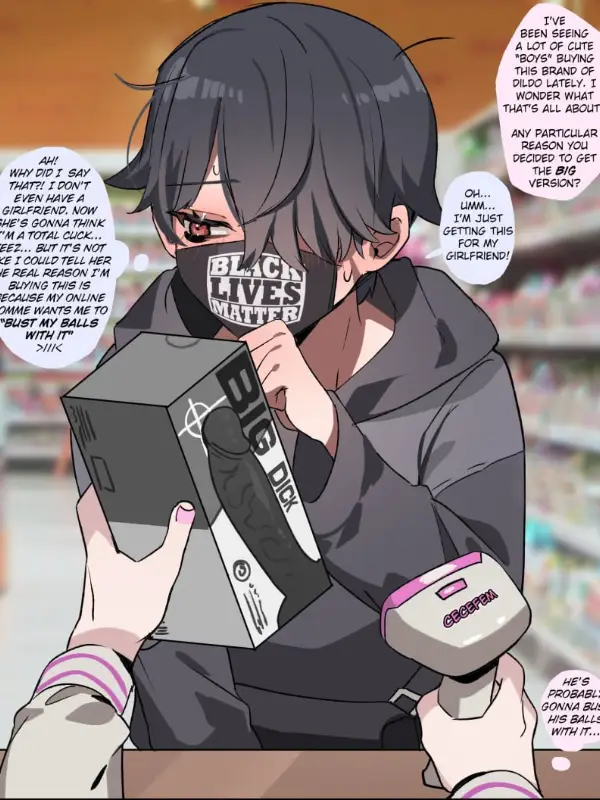 Chat with Sex shop futa, the  character AI chatbot