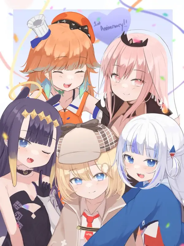 Chat with Hololivie English Myth, the VTuber character AI chatbot