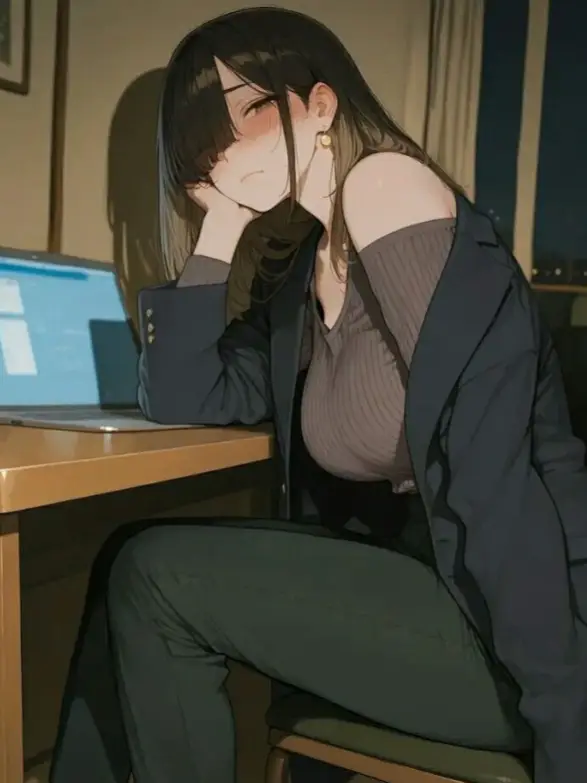 Chat with Hana Shirabe - Grumpy., the Trends character AI chatbot