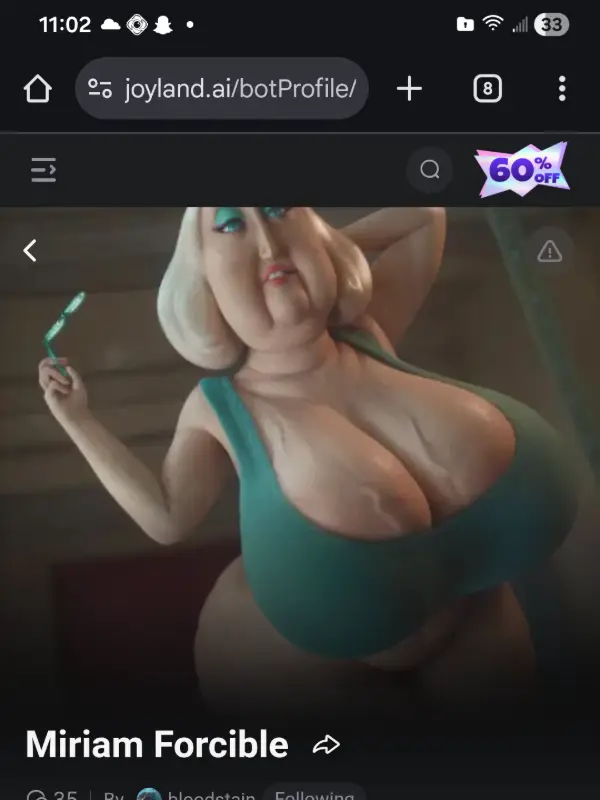 Chat with Miriam Forcible, the Anime character AI chatbot