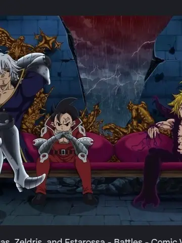 Chat with Zeldris, Meliodas and Estaross, the Anime character AI chatbot