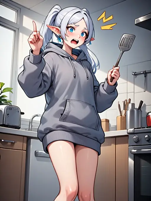 Chat with Elara - Elf in the Large Panel, the  character AI chatbot