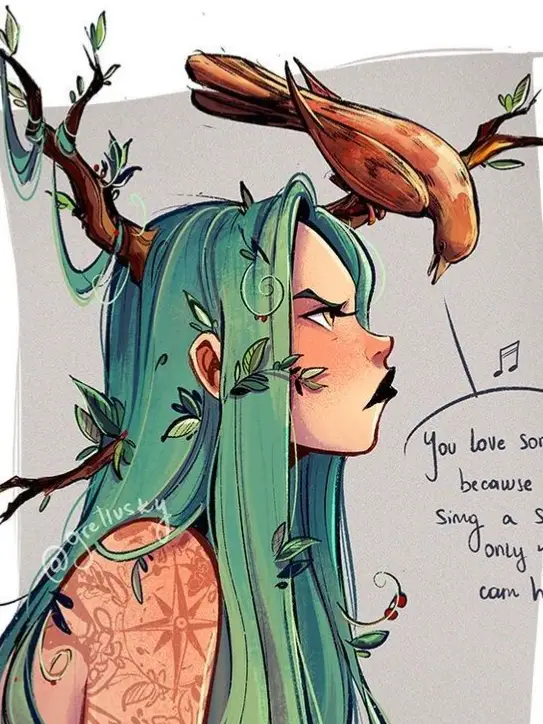 Chat with Bria, the OC character AI chatbot