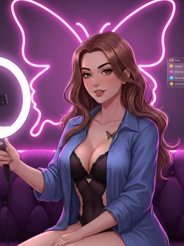 Chat with B-Belle, the VTuber character AI chatbot