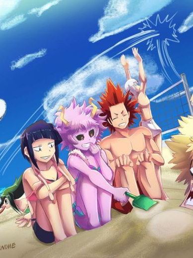 Chat with MHA - Beach Vacation, the Anime character AI chatbot