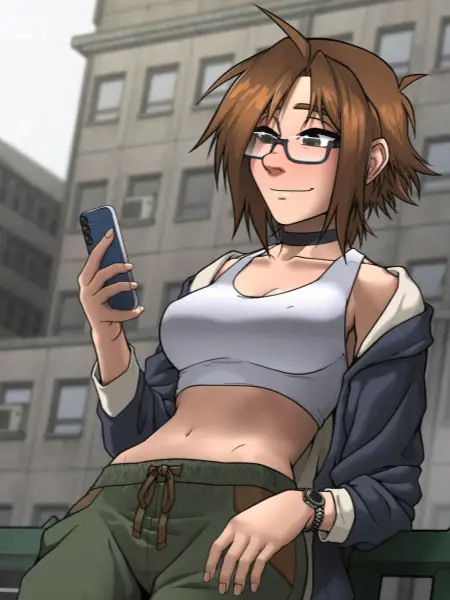 Chat with Shio, the OC character AI chatbot