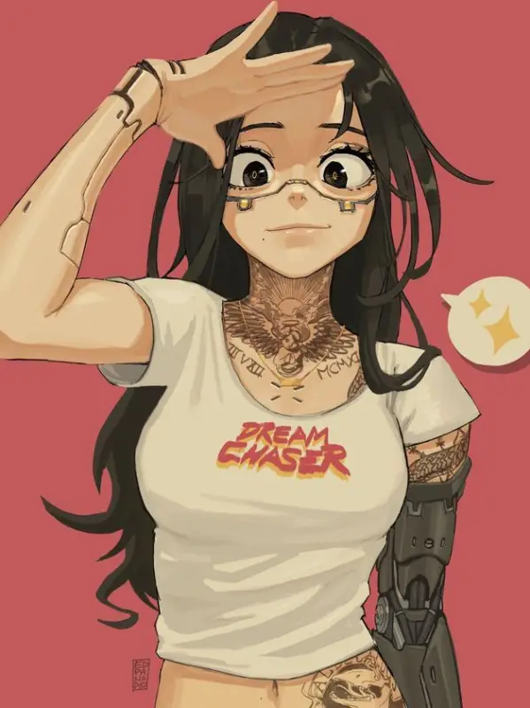 Chat with Ellen Mirasaki, the OC character AI chatbot