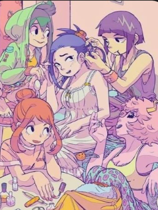 Chat with Girls sleepover, the Anime character AI chatbot