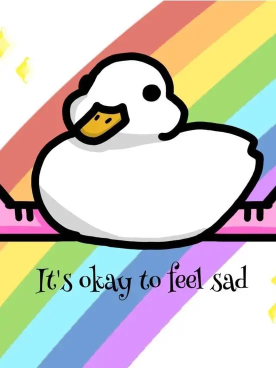 Chat with River The Therapy Duck, the Helpers character AI chatbot