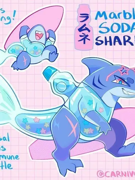 Chat with Marble Soda Shark, the Anime character AI chatbot