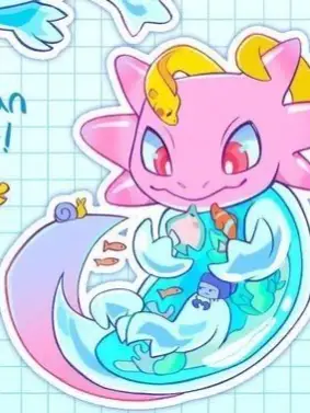 Chat with Aquarium Axolotl, the Anime character AI chatbot