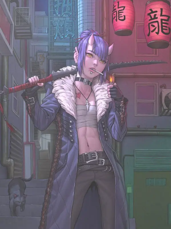 Chat with Rika, the OC character AI chatbot